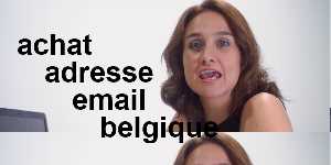 achat adresse email belgique