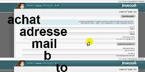 achat adresse mail b to c