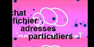 achat fichier adresses particuliers