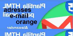 adresses e-mail orange