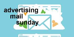 advertising mail sunday