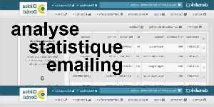 analyse statistique emailing