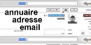 annuaire adresse email