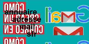 annuaire adresse mail sfr