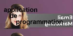 application de programmation