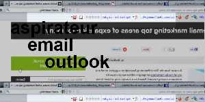 aspirateur email outlook