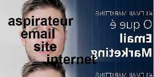 aspirateur email site internet