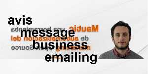 avis message business emailing