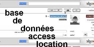 base de données access location de voiture