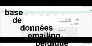base de données emailing belgique