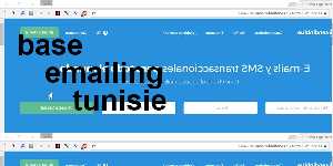 base emailing tunisie