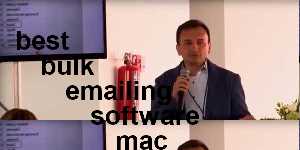 best bulk emailing software mac