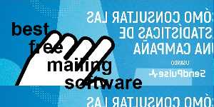 best free mailing software