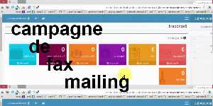 campagne de fax mailing