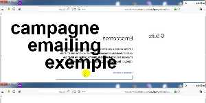 campagne emailing exemple