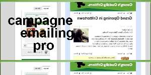 campagne emailing pro