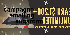 campagne emailing sugarcrm