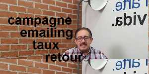 campagne emailing taux retour