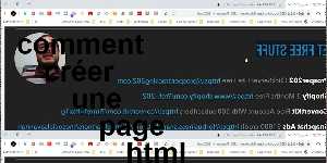 comment créer une page html pour mailing