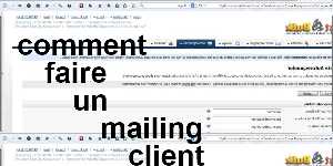 comment faire un mailing client