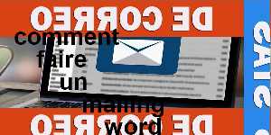 comment faire un mailing word