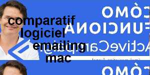 comparatif logiciel emailing mac