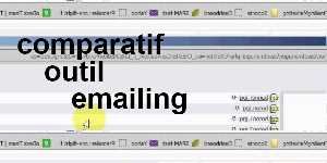 comparatif outil emailing