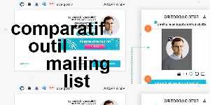 comparatif outil mailing list