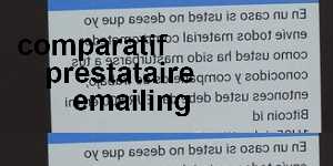 comparatif prestataire emailing