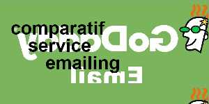 comparatif service emailing