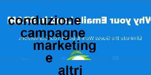 conduzione campagne marketing e altri servizi pubblicitari