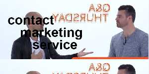 contact marketing service