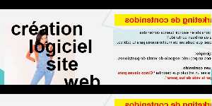 création logiciel site web