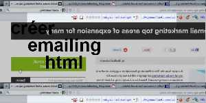 créer emailing html