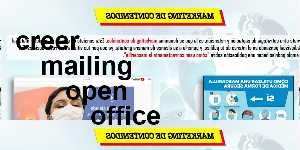 creer mailing open office