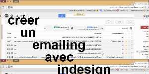 créer un emailing avec indesign
