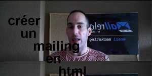 créer un mailing en html