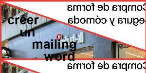 créer un mailing word