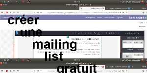 créer une mailing list gratuit
