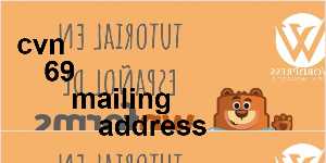 cvn 69 mailing address