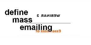 define mass emailing