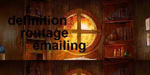 definition routage emailing