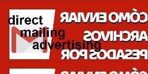 direct mailing advertising