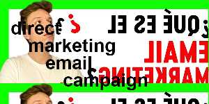 direct marketing email campaign