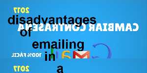 disadvantages of emailing in a business