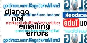 django not emailing errors