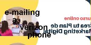 e-mailing a verizon phone
