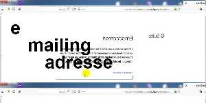 e mailing adresse