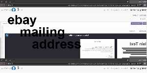 ebay mailing address