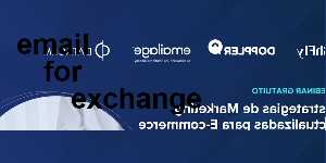 email for exchange